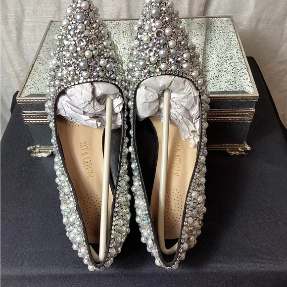 Azalea Wang Diamond&Pearls stiletto heels; Size: 10 - Picture 7 of 7